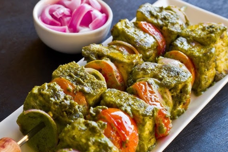 Pudina Paneer Tikka